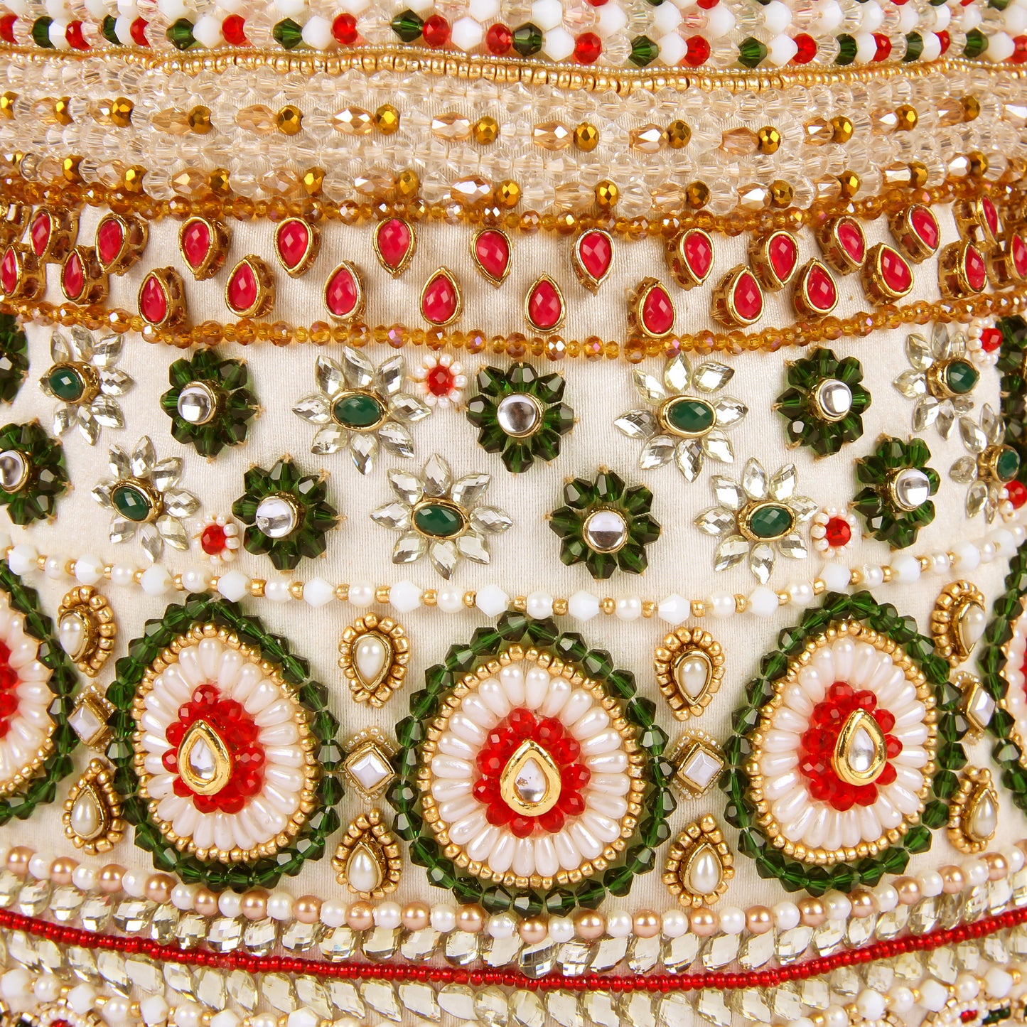 Kundan peacock potli