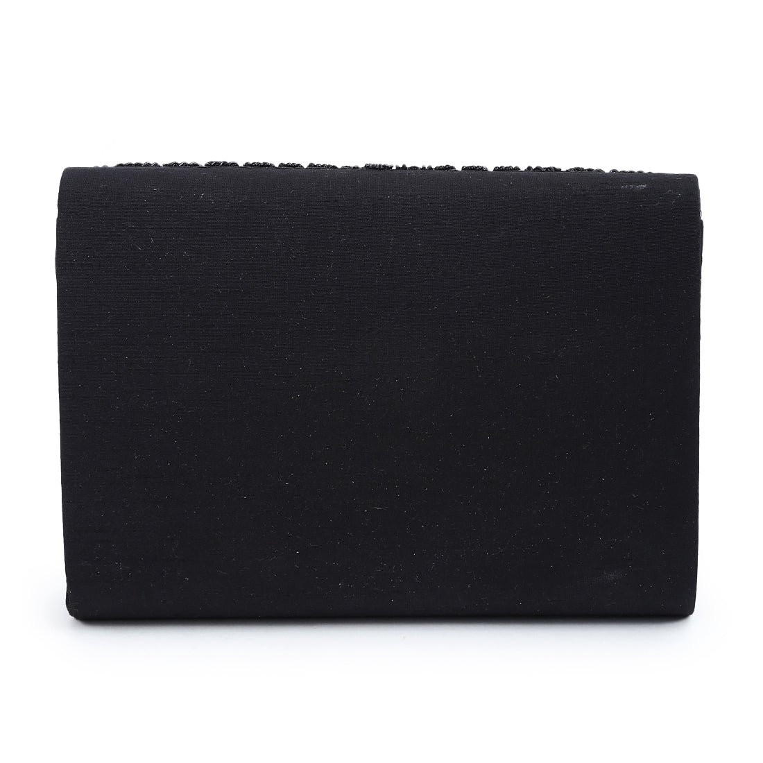 Black on black clutch