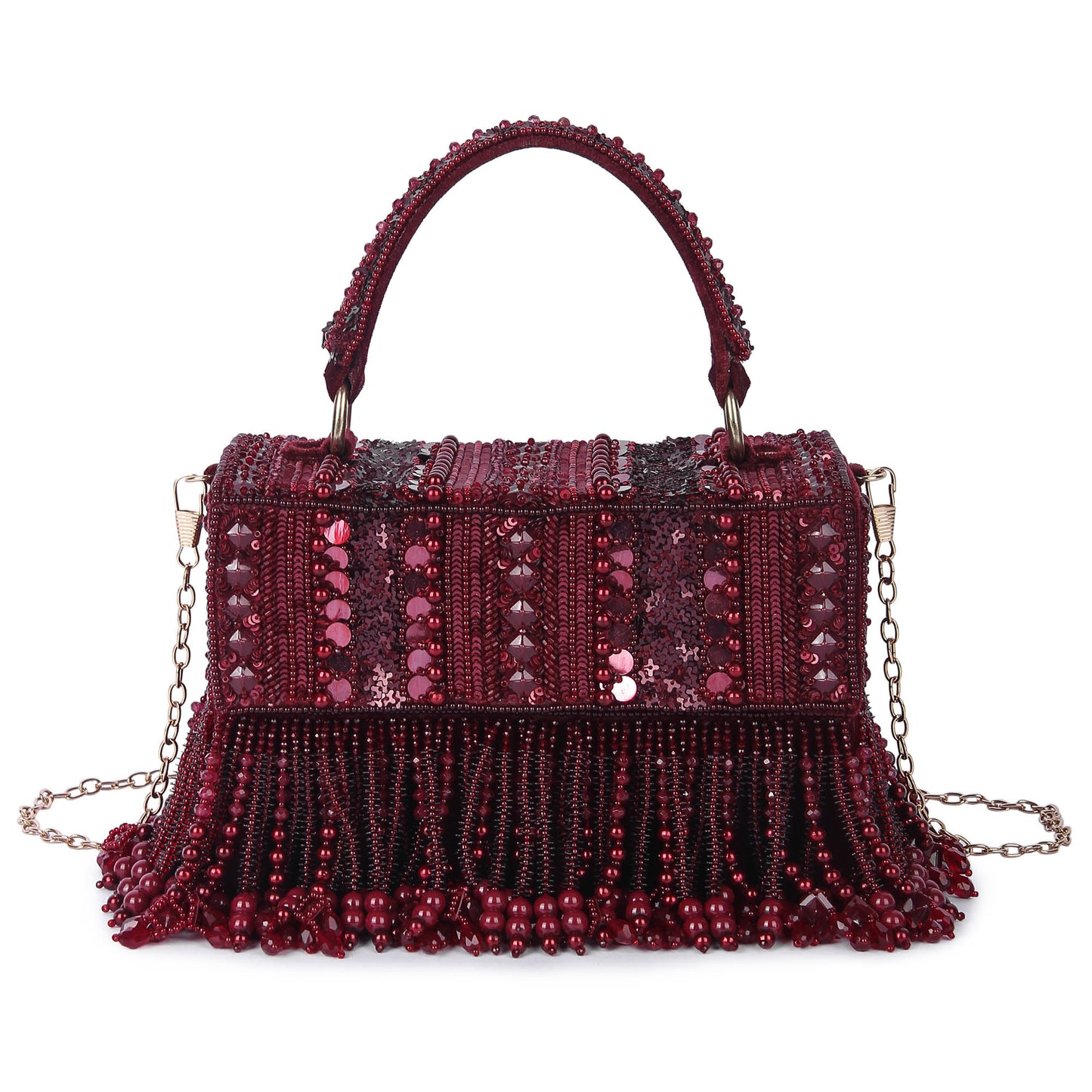 Maroon Minaa clutch