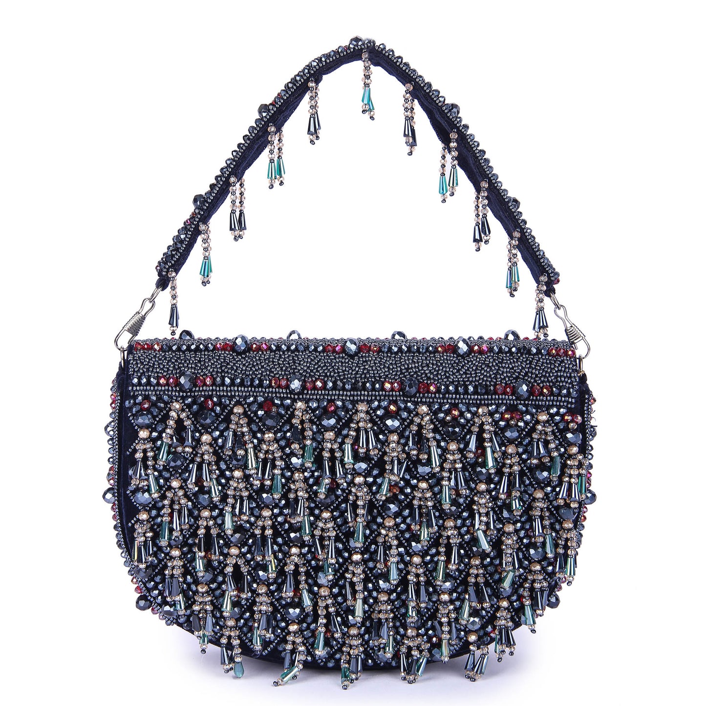 Dark blue zayena clutch