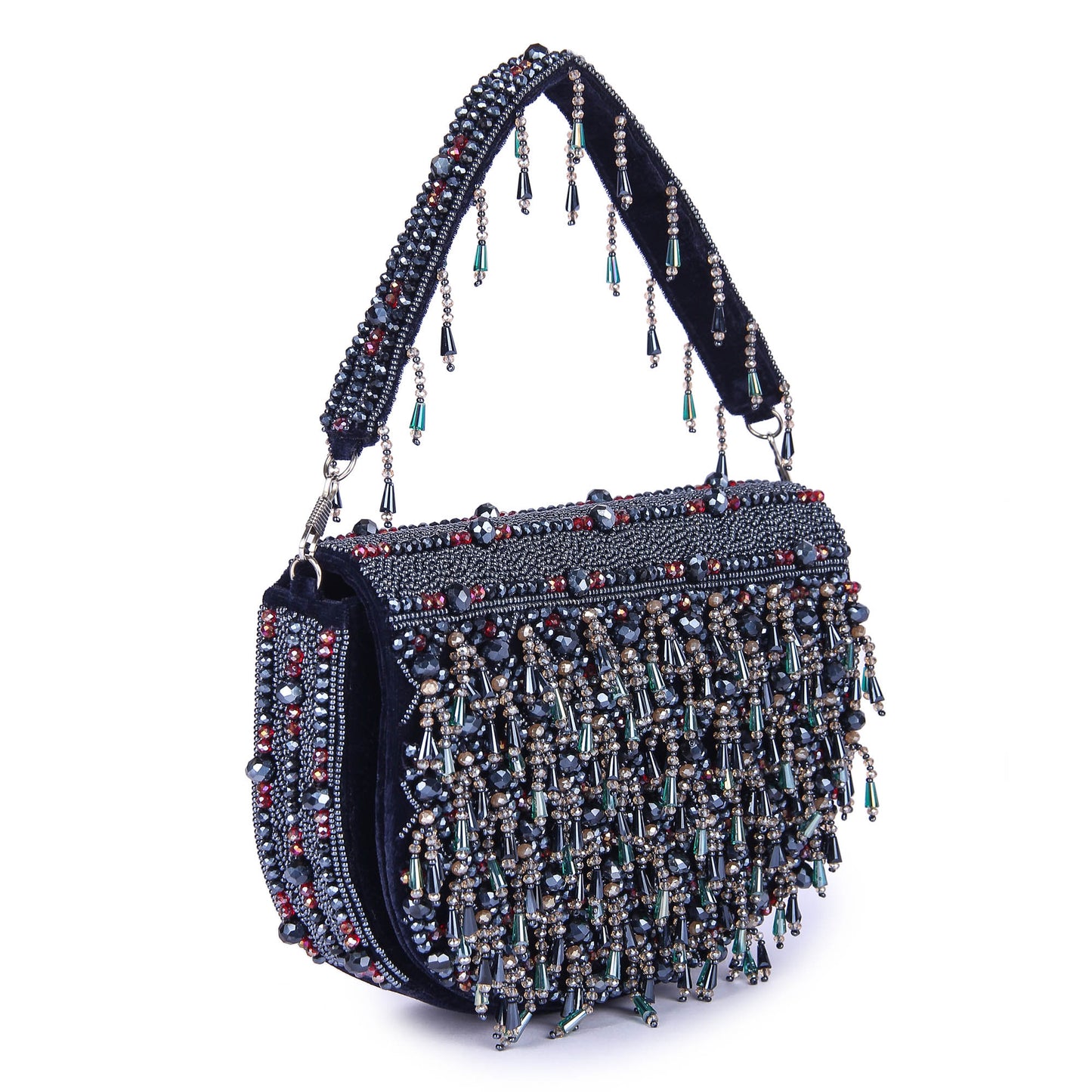 Dark blue zayena clutch