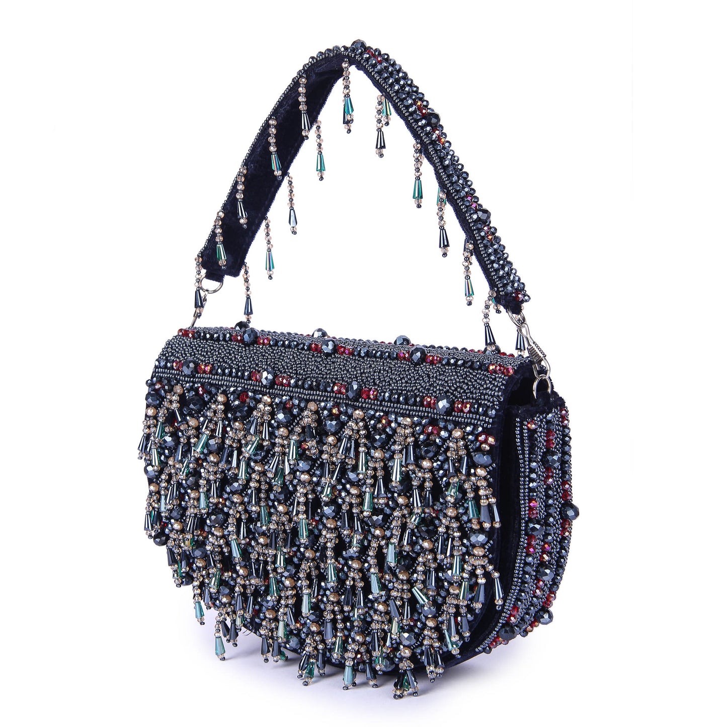 Dark blue zayena clutch