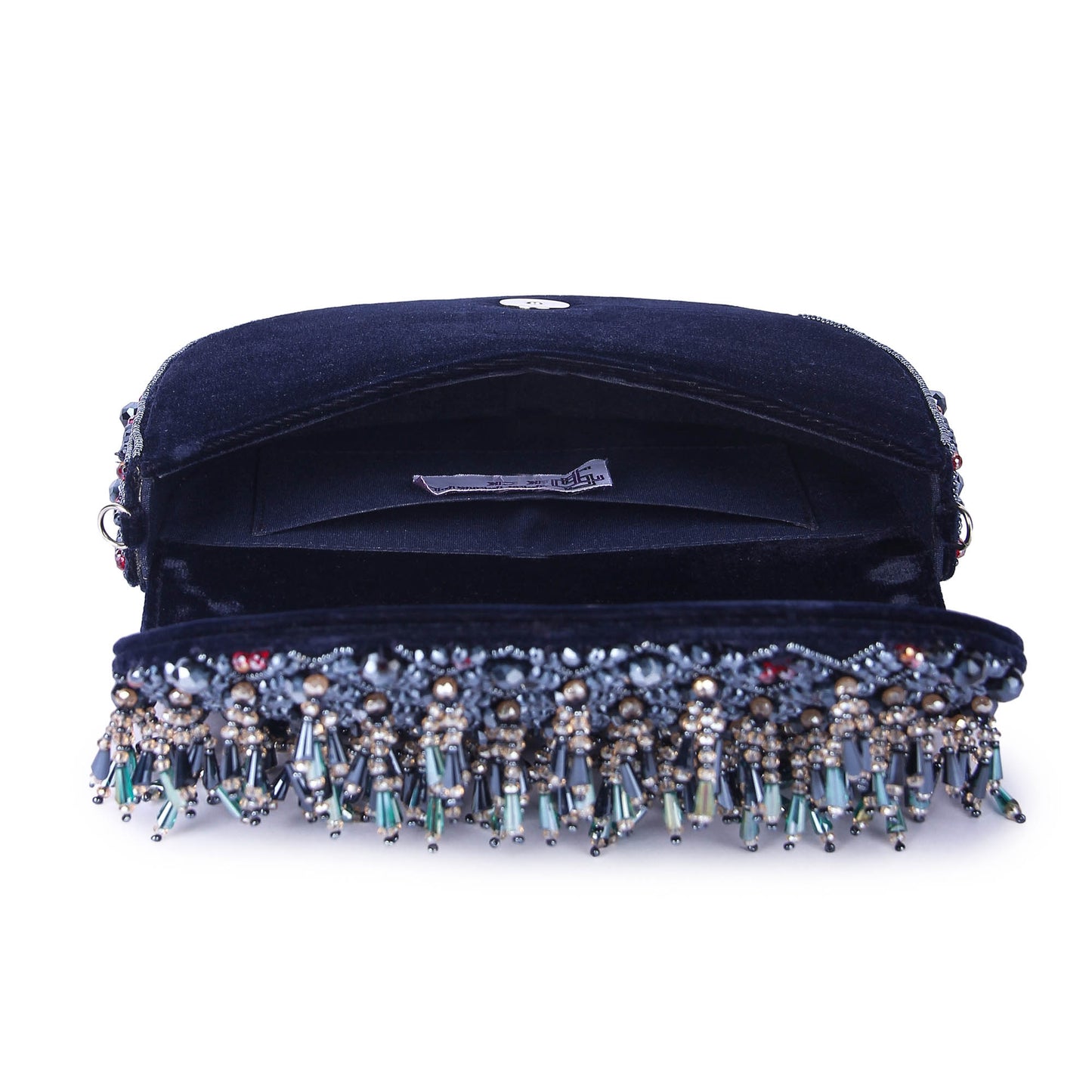 Dark blue zayena clutch