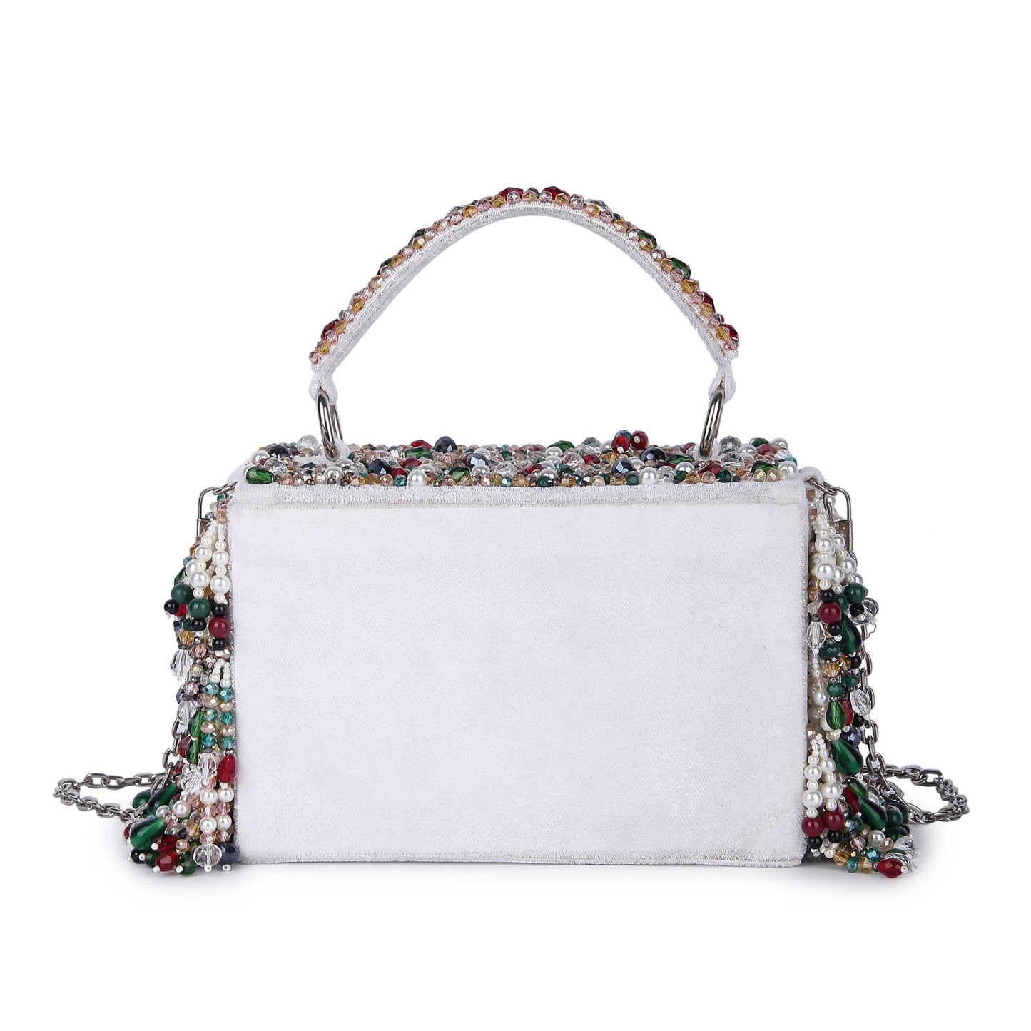 Multicoloured sunehri clutch