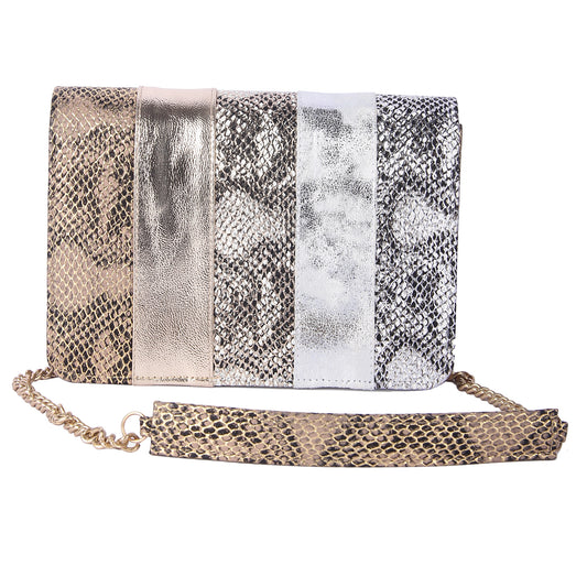 Vegan leather versatile clutch