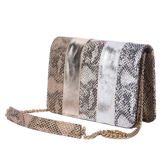 Vegan leather versatile clutch