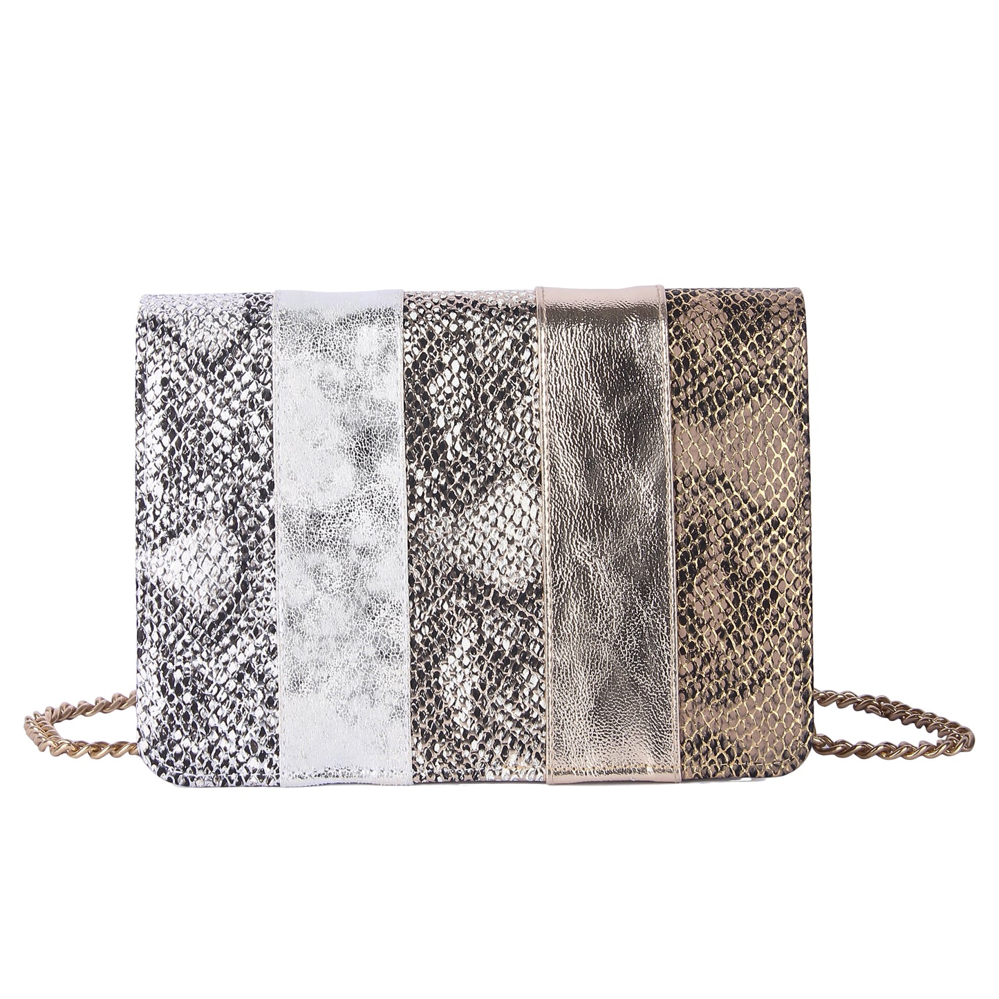 Vegan leather versatile clutch