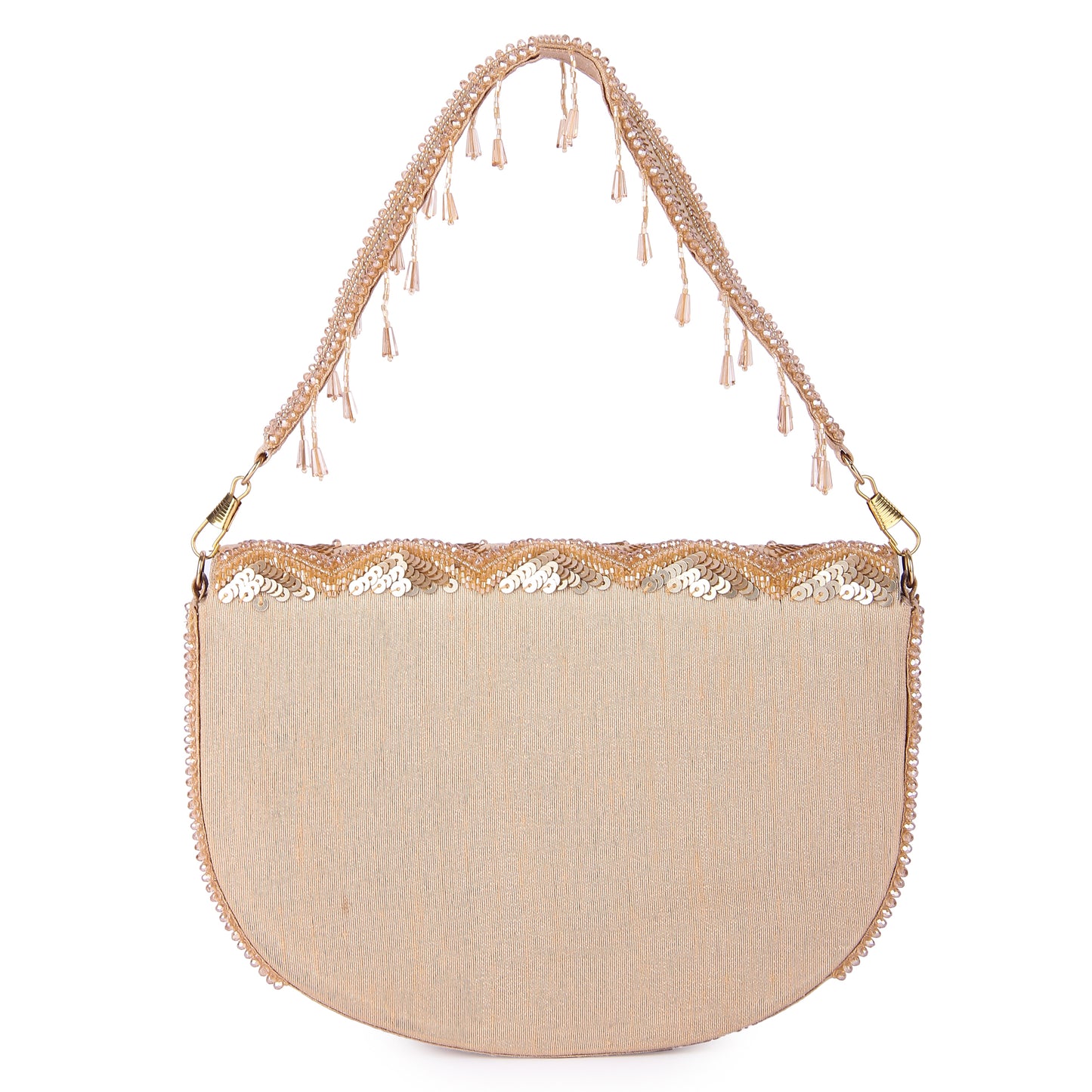 Gold insiyaa clutch