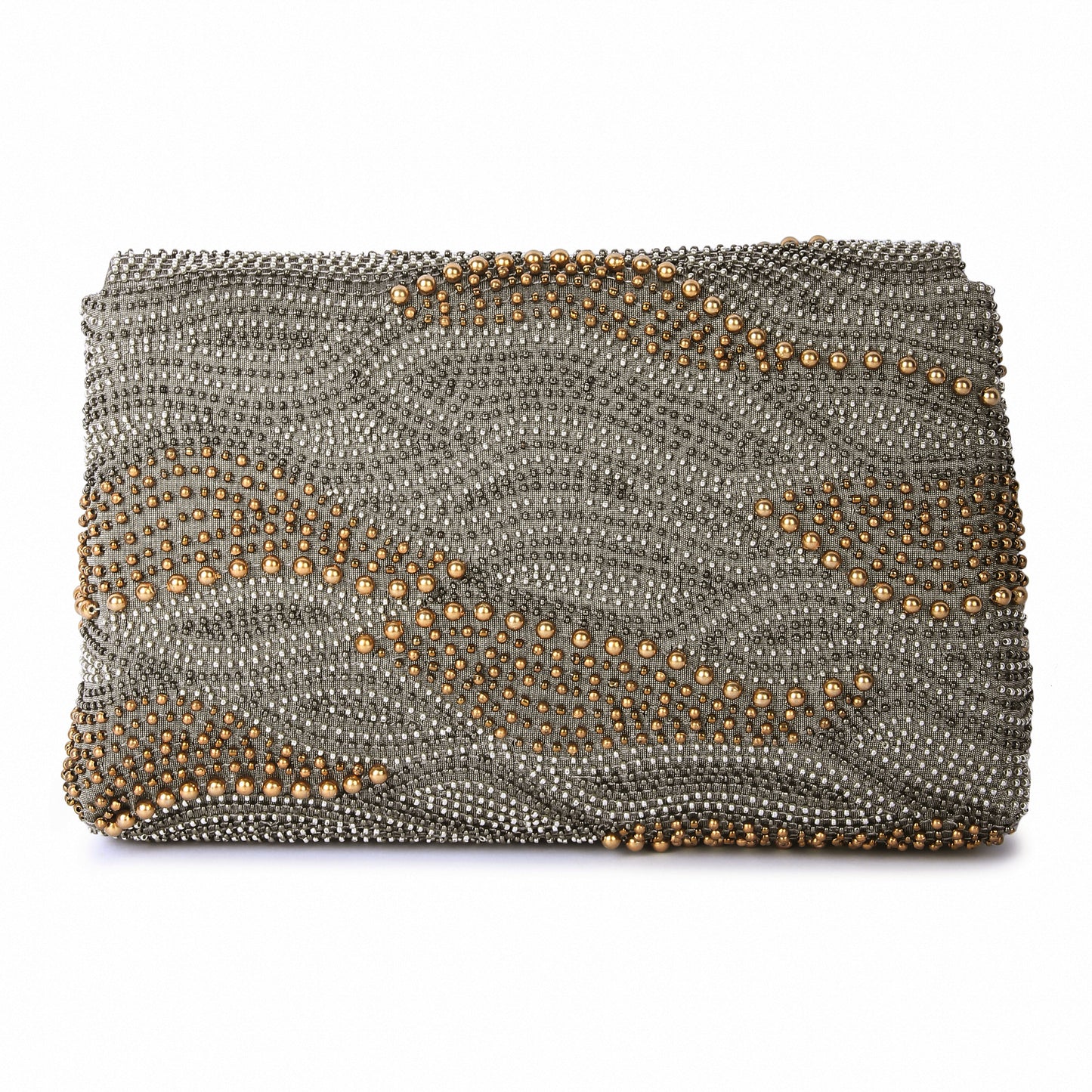 Galaxy grey clutch