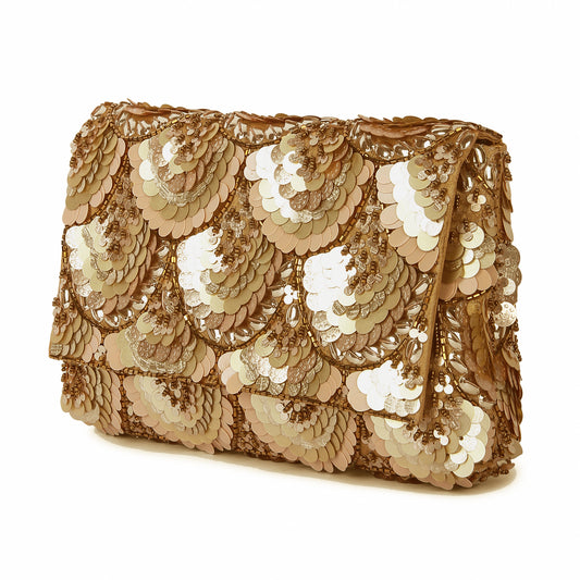 Sequin sparkle clutch