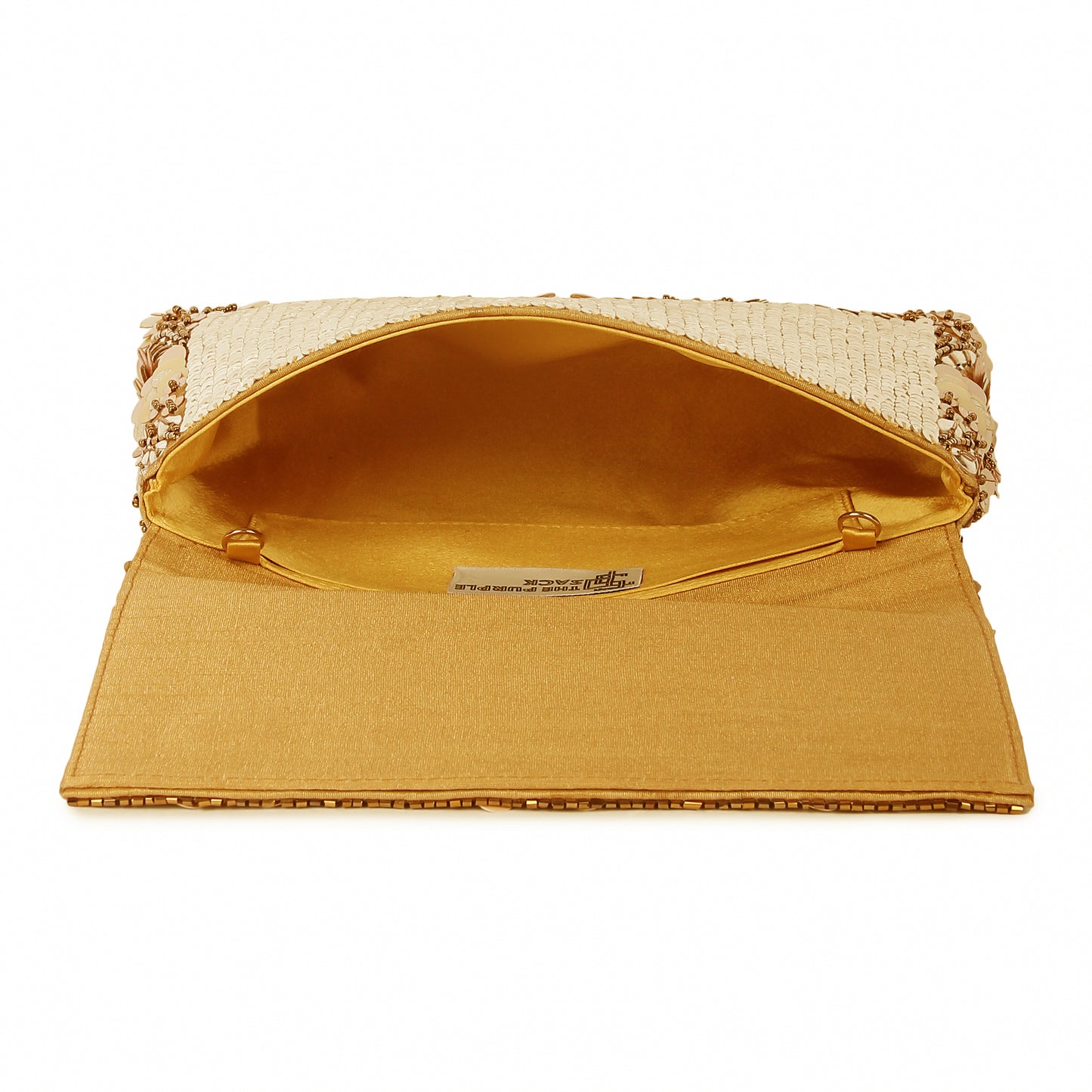 Sequin sparkle clutch