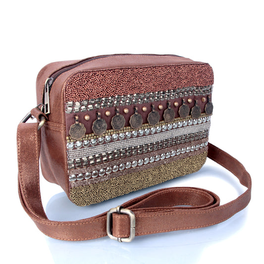 Vintage look boho bag
