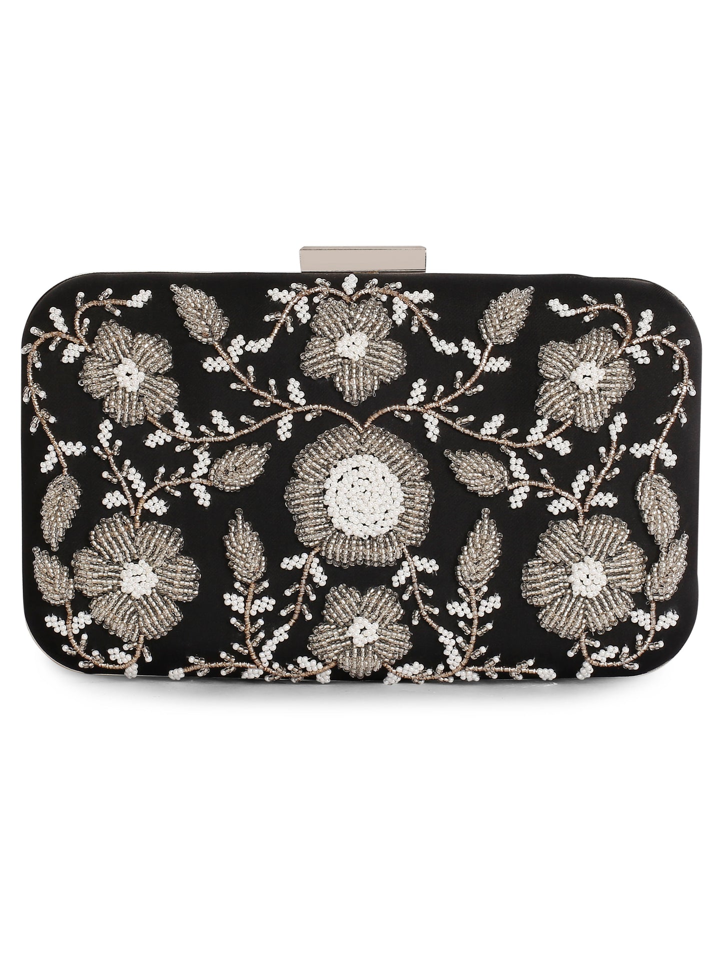 Black ornate clutch