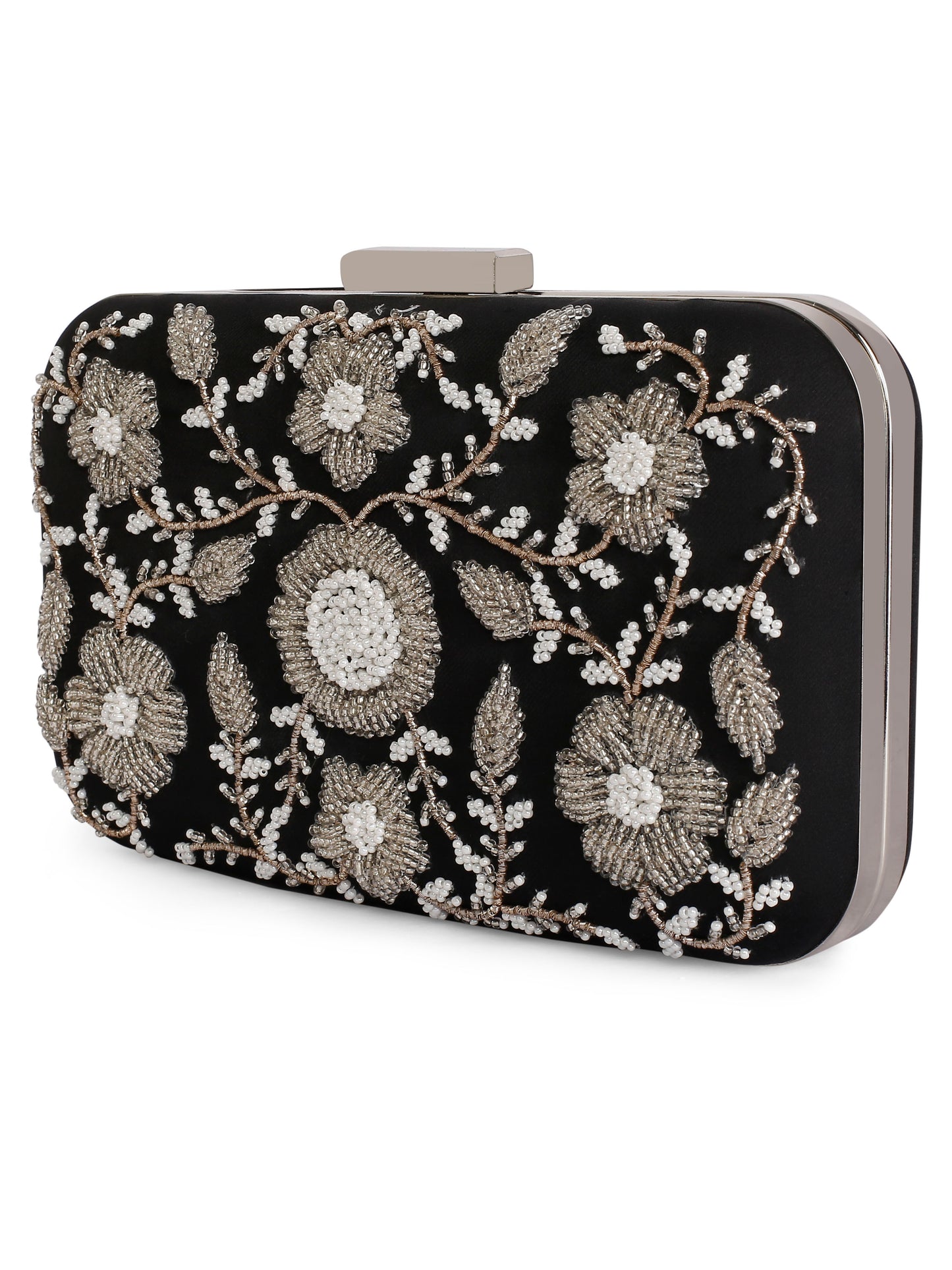 Black ornate clutch