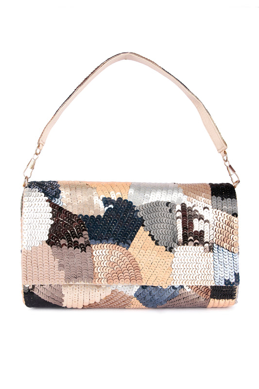 Sequin fiesta clutch