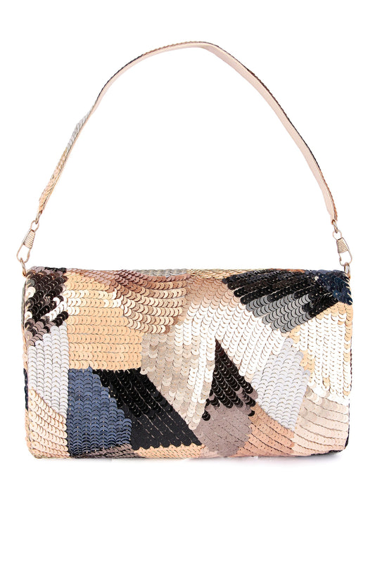 Sequin fiesta clutch