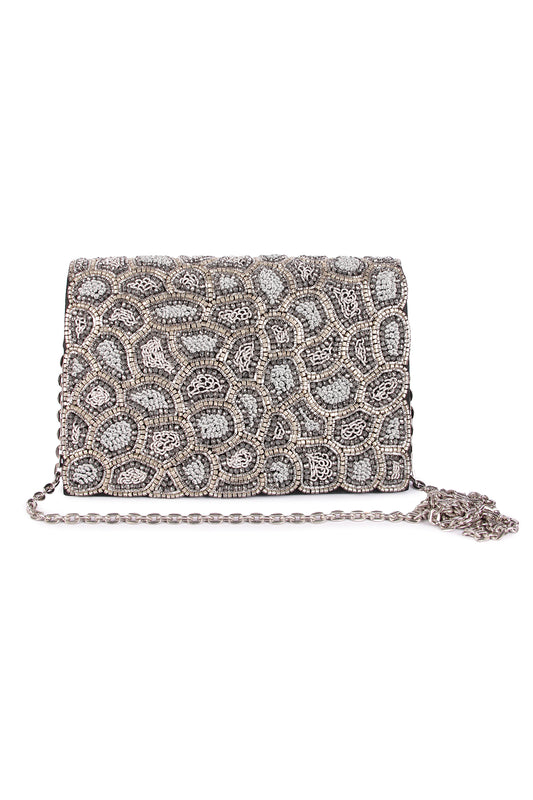 Animal pattern clutch