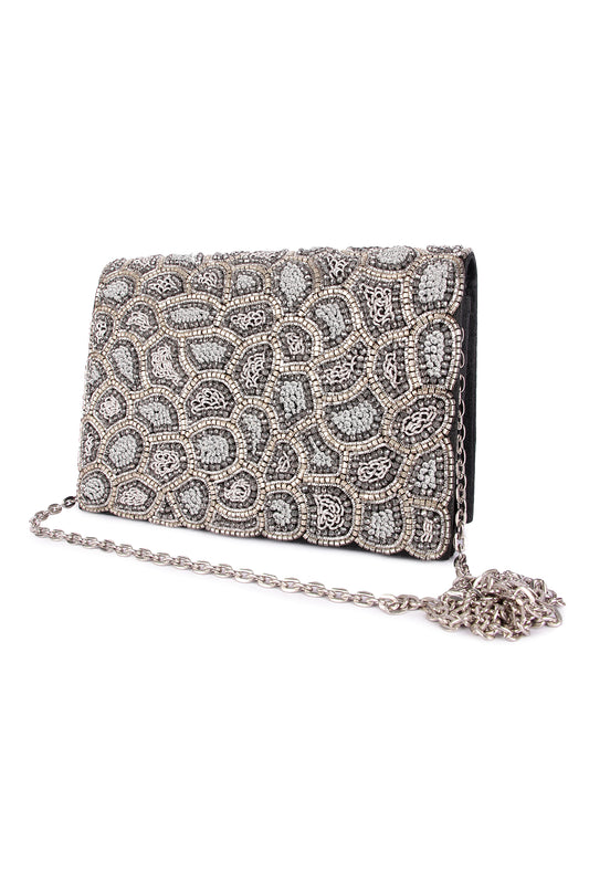 Animal pattern clutch