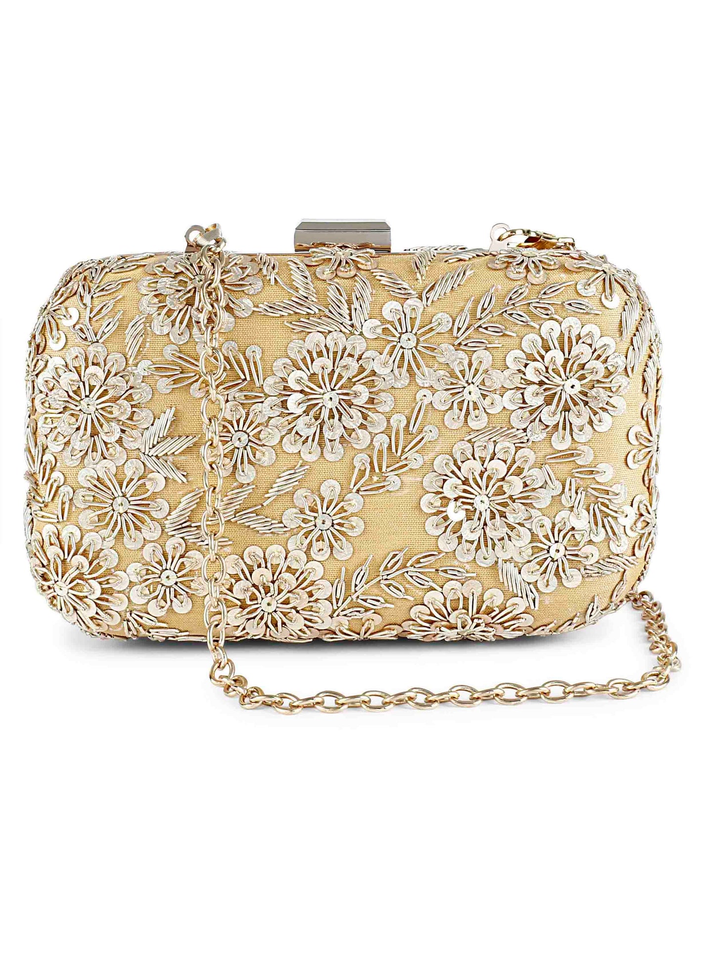 Golden garden bliss clutch