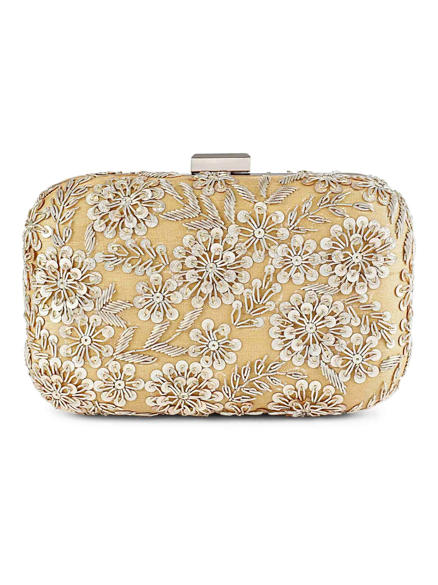 Golden garden bliss clutch