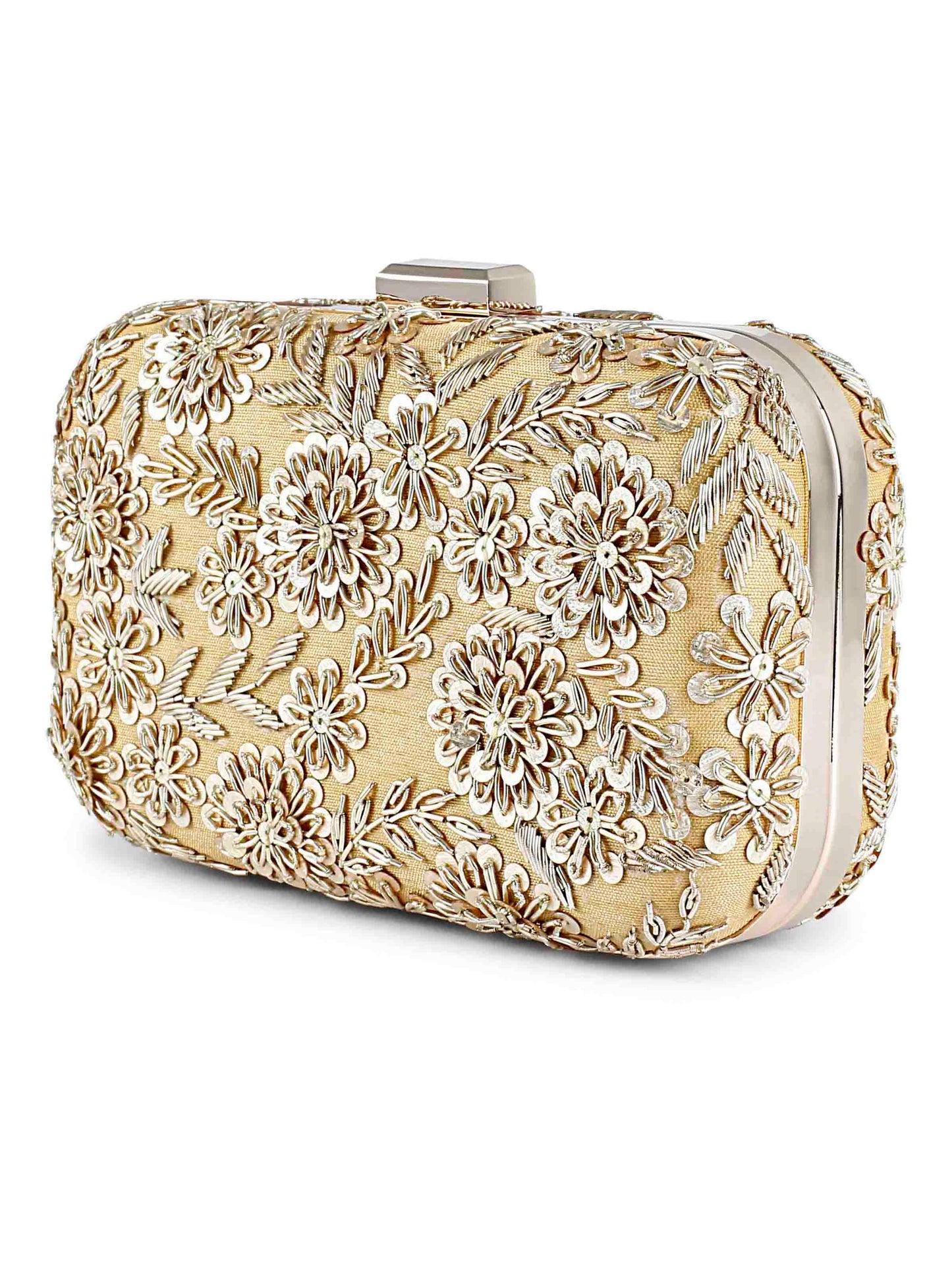 Golden garden bliss clutch