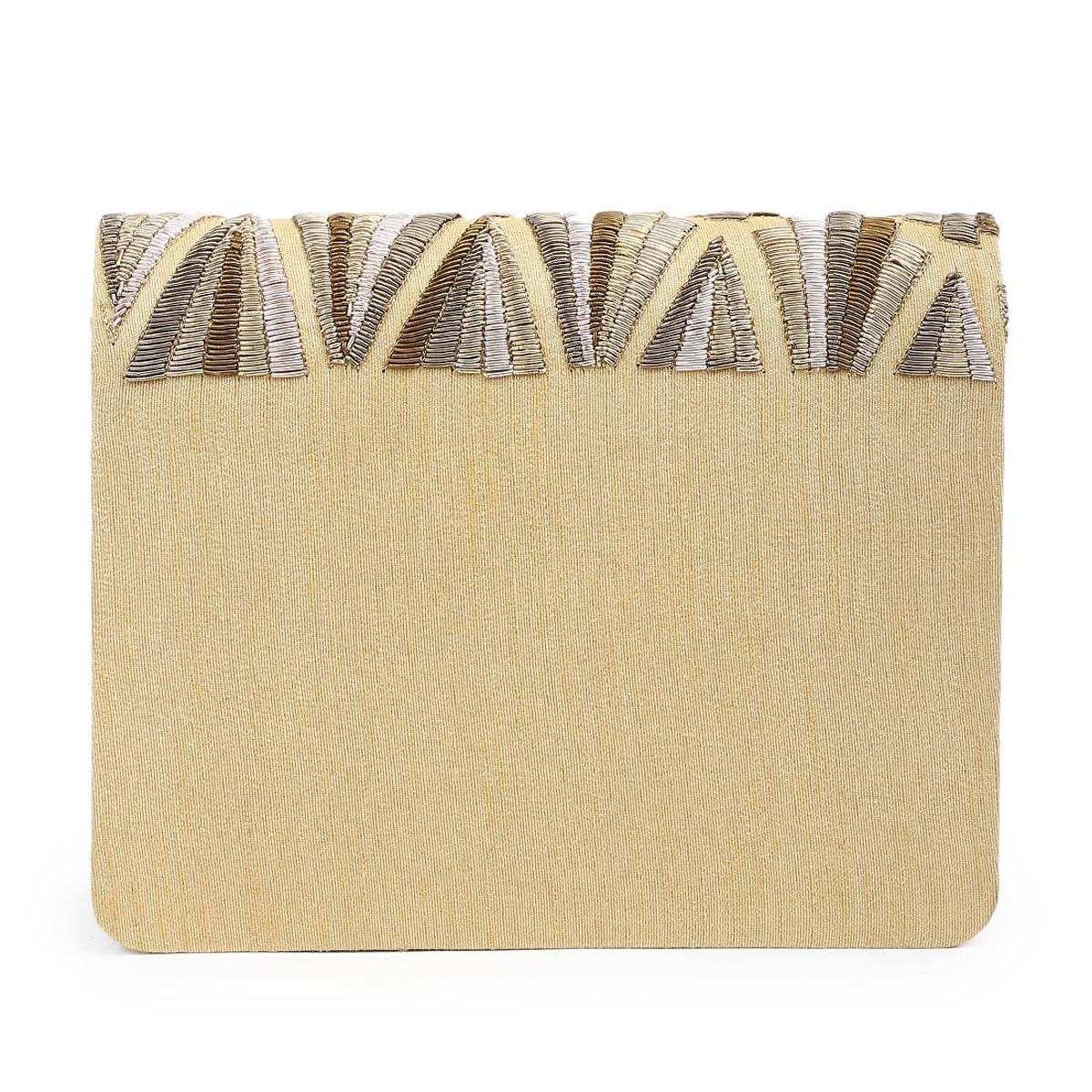 All shades of gold clutch