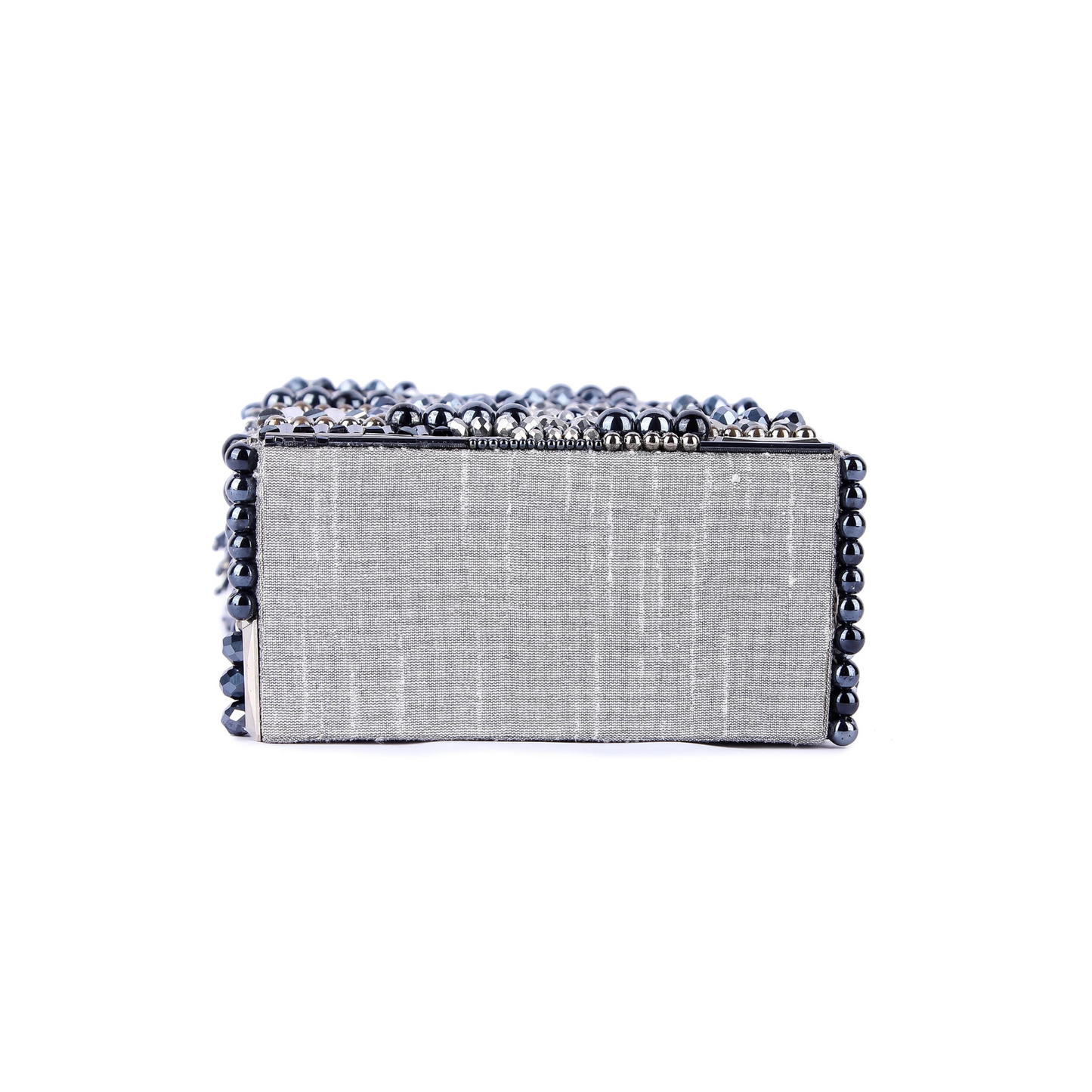 Jhumroo grey clutch