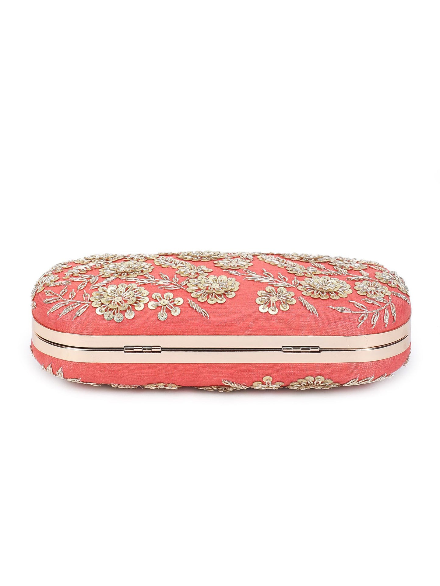 Coral garden clutch