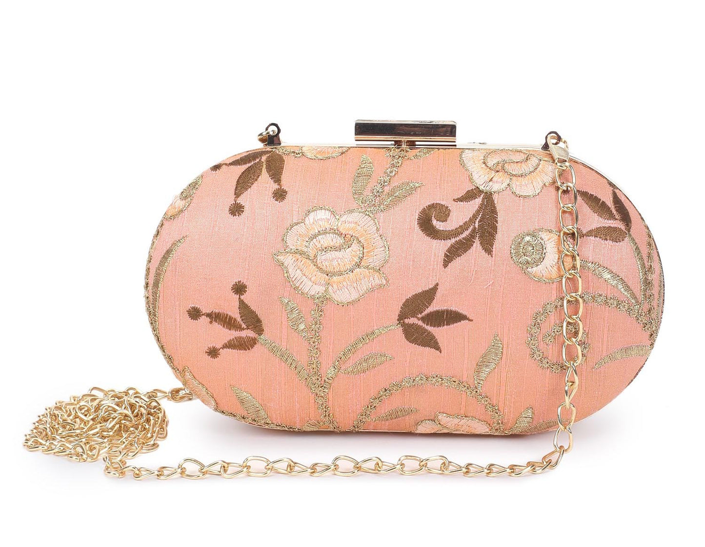Charulata peech clutch