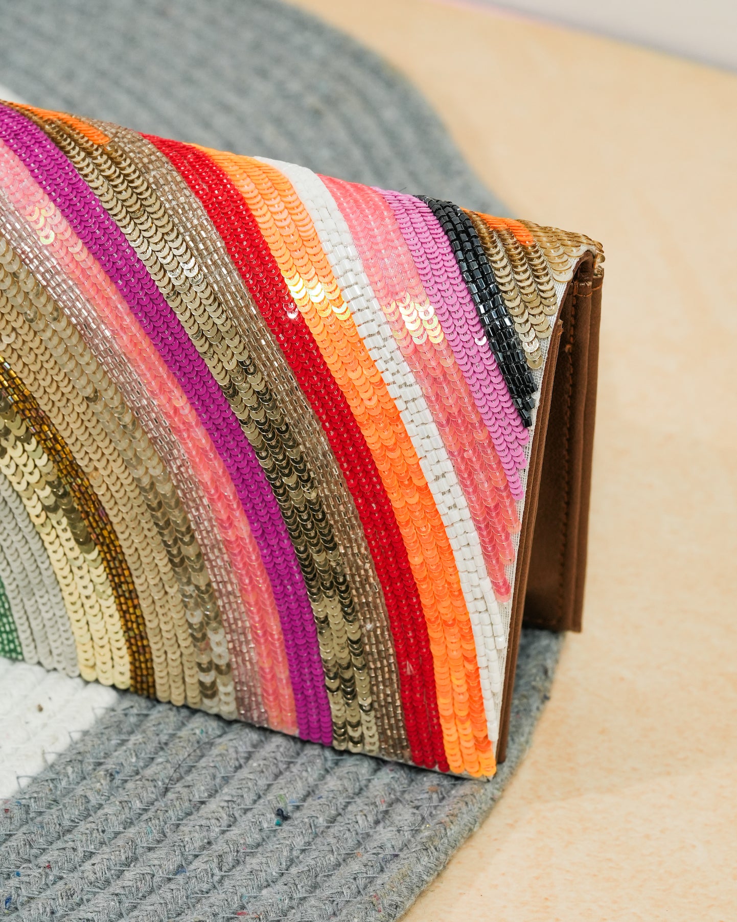 Over the rainbow clutch