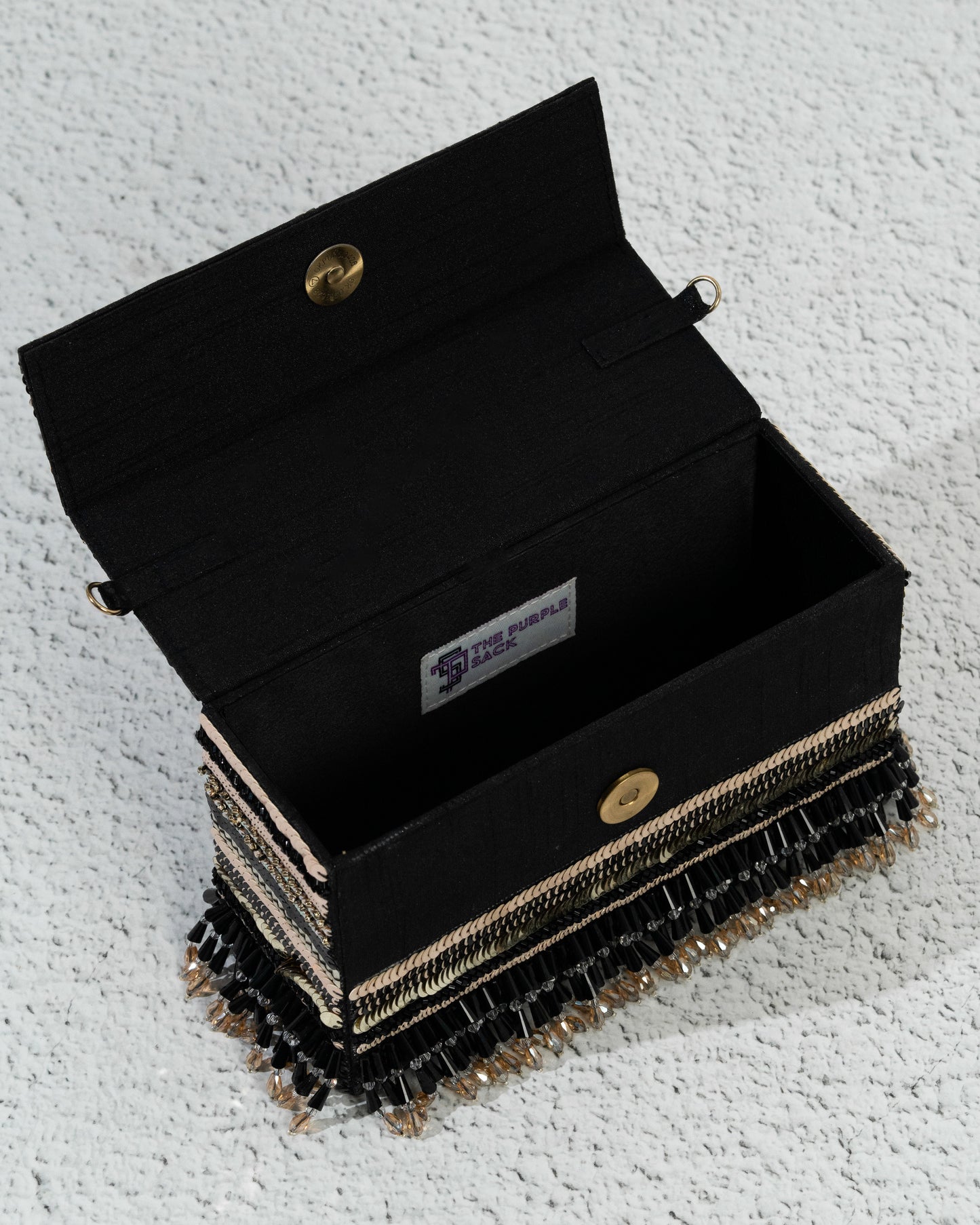 Black stylish clutch