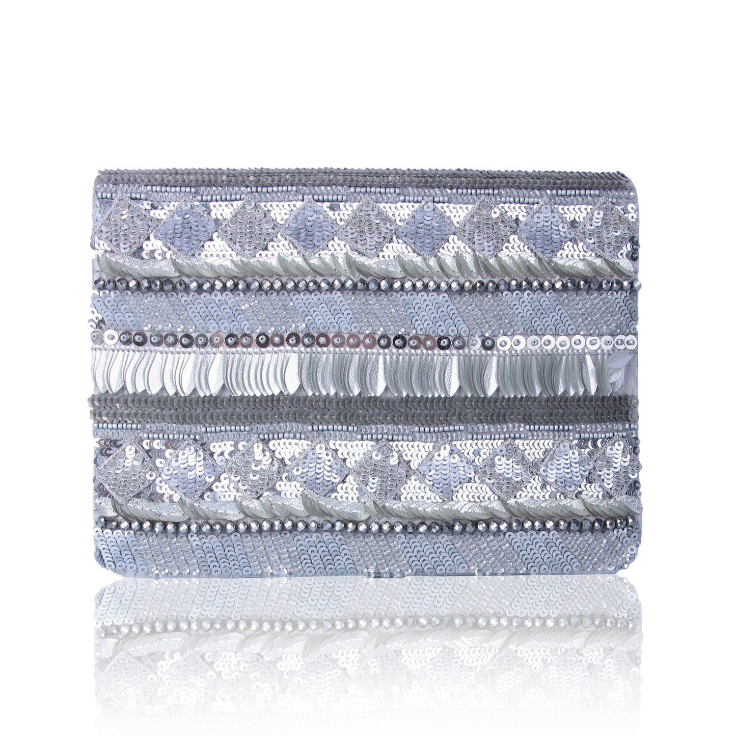 Silver sheesha clutch