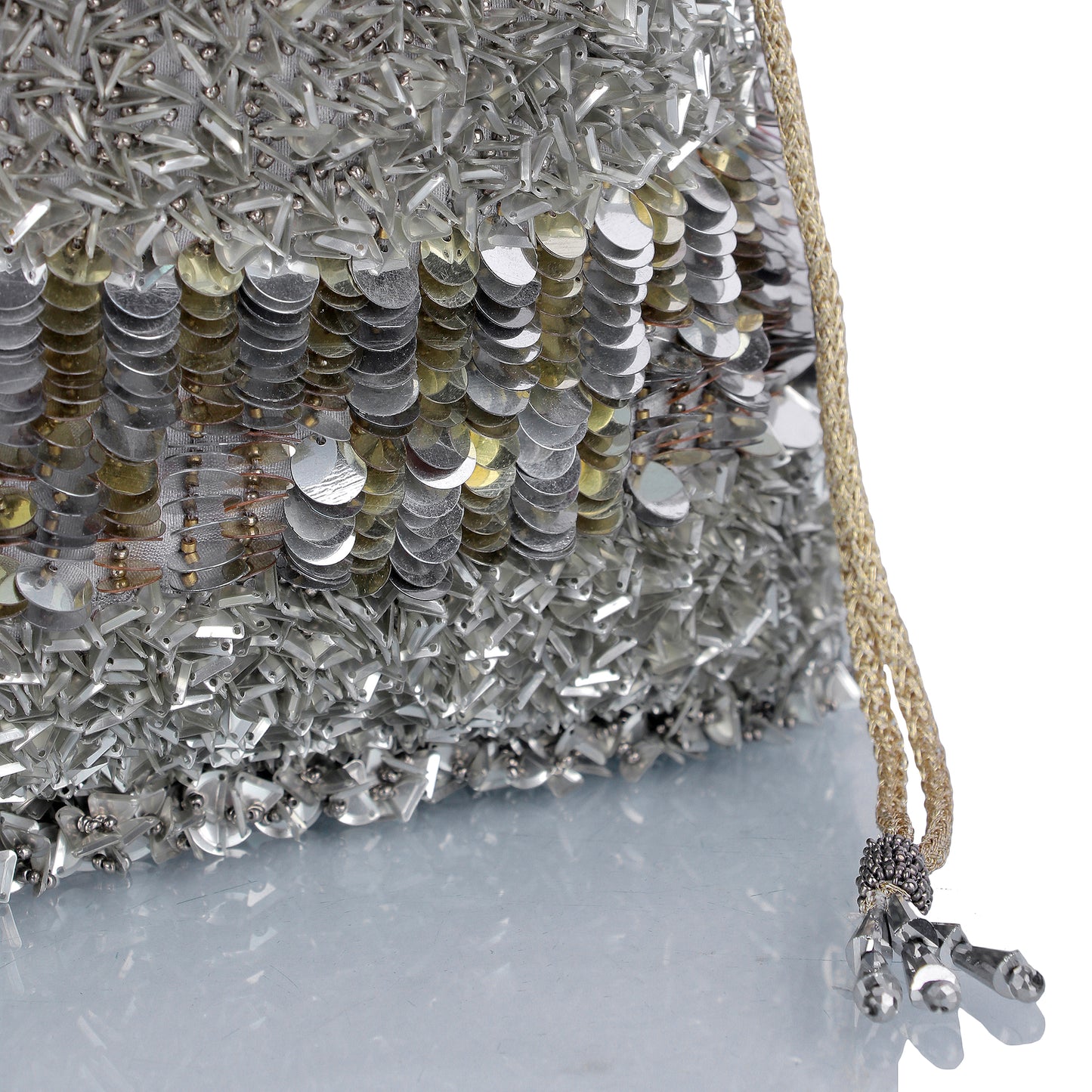 Zim Zam sequin potli bag