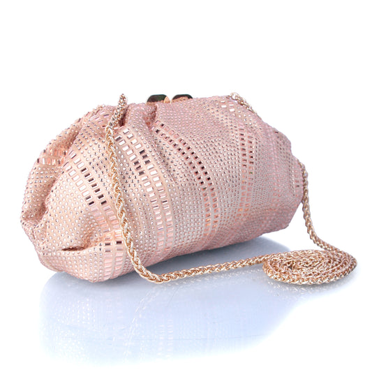 Rose gold taco bag