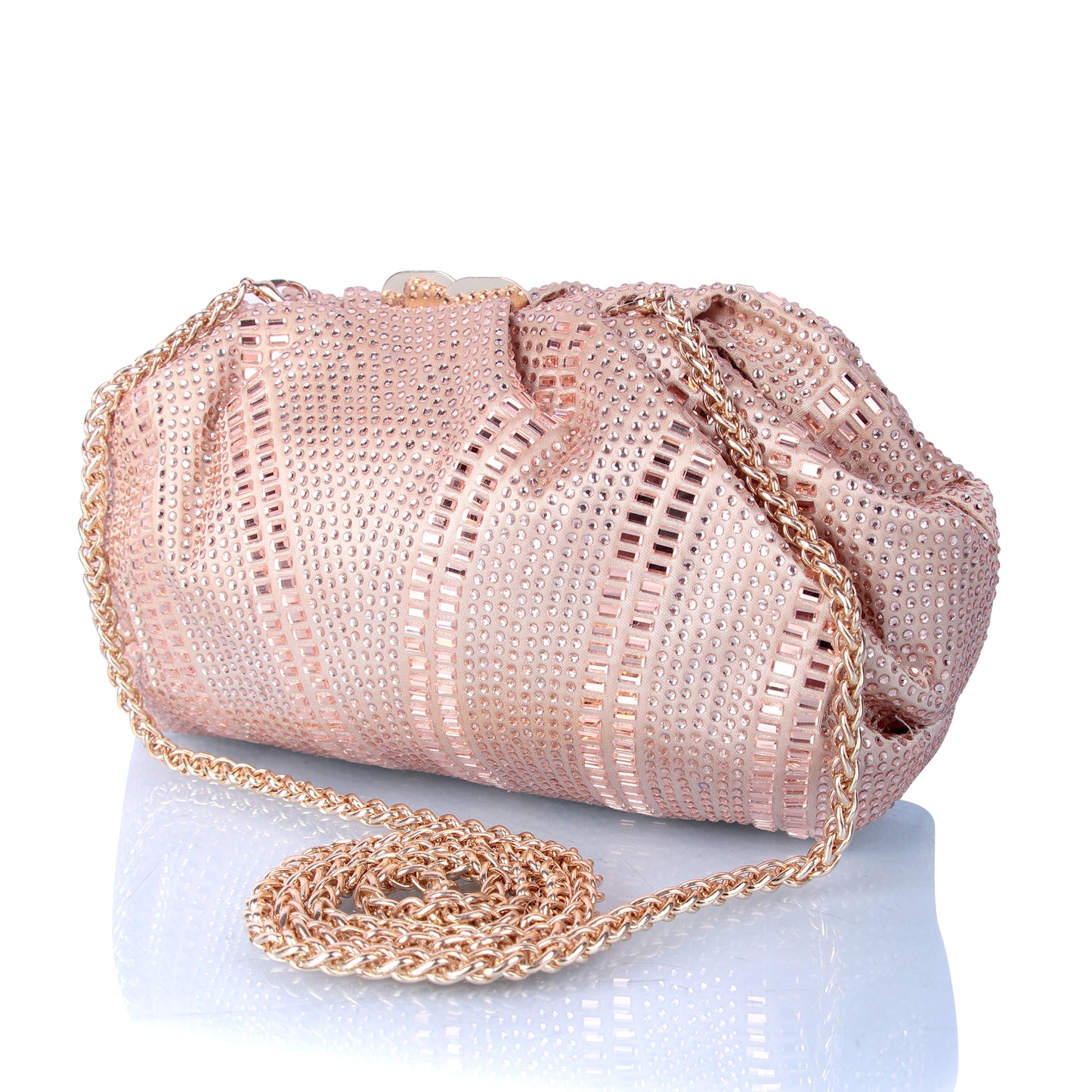 Rose gold taco bag