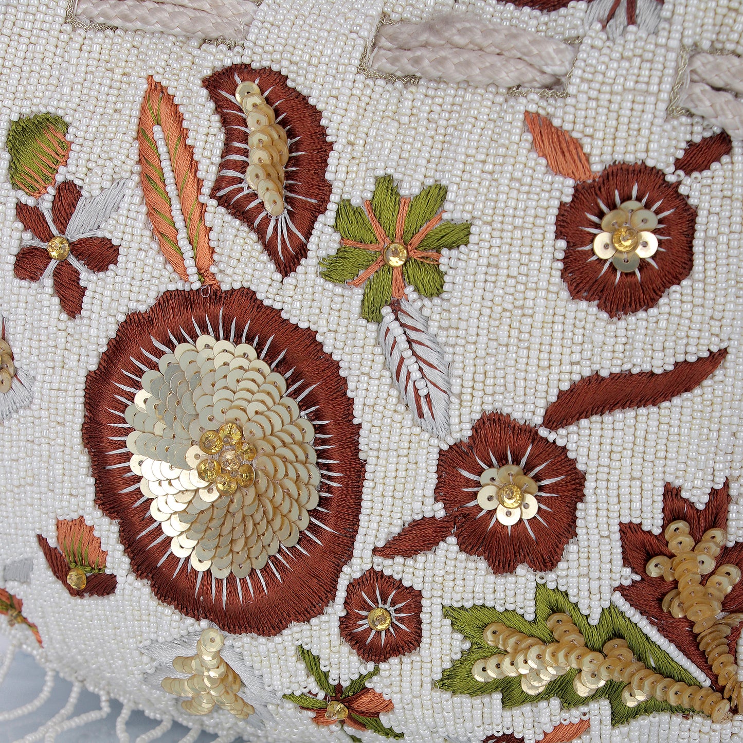 Multi pearl bead potli