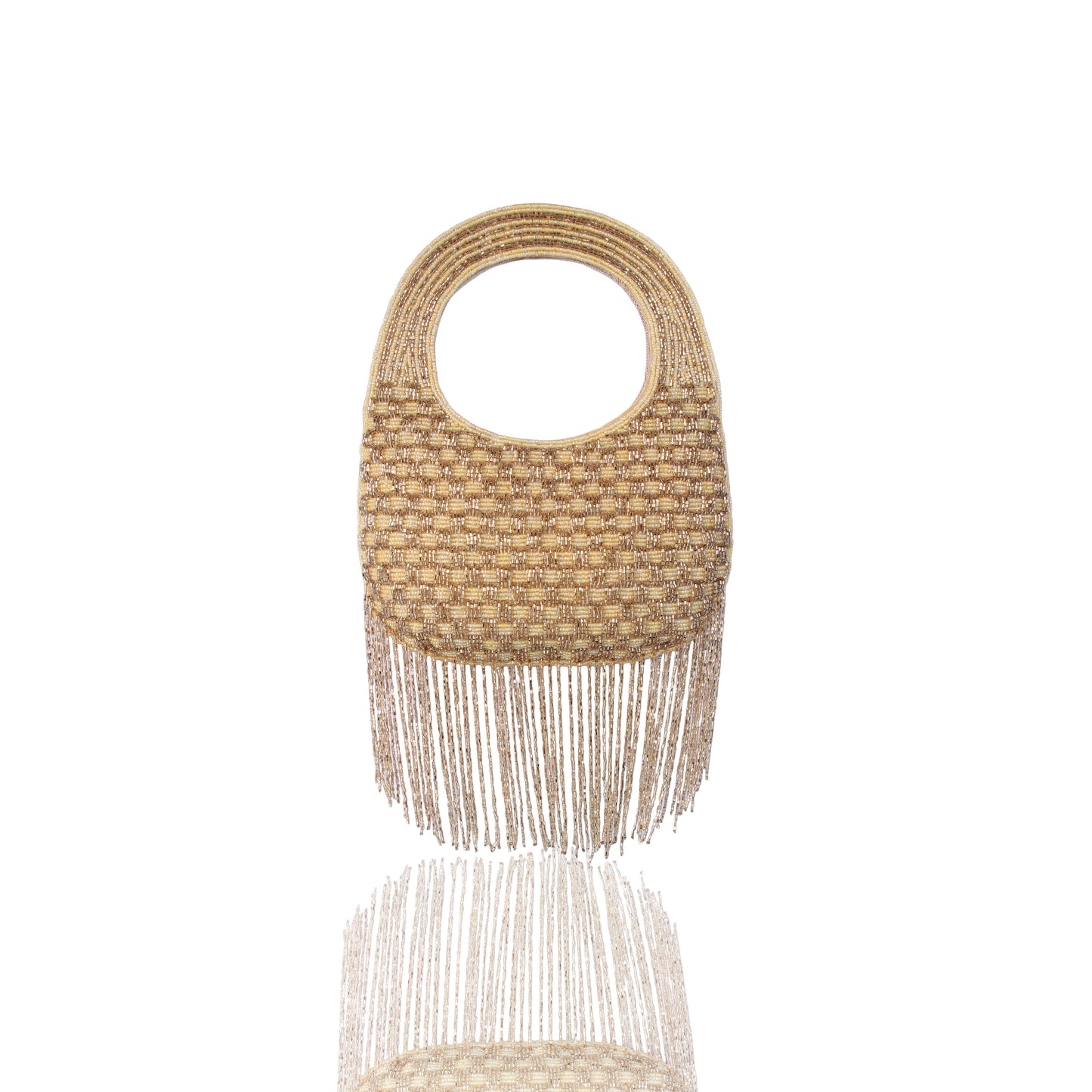 Golden tassle bag