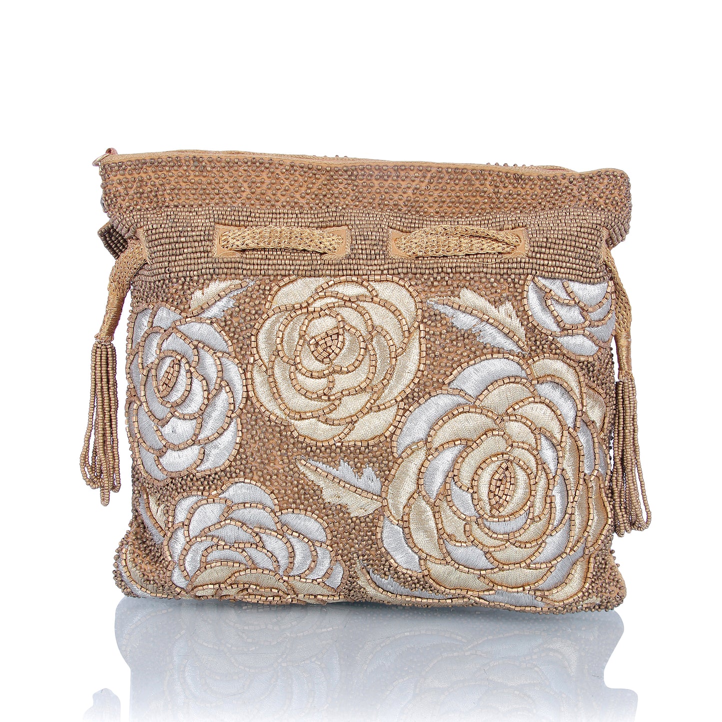 Golden guldasta potli bag