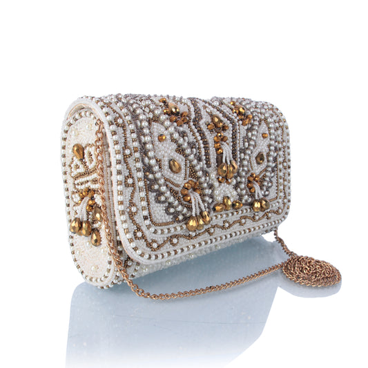 Pearl princess clutch