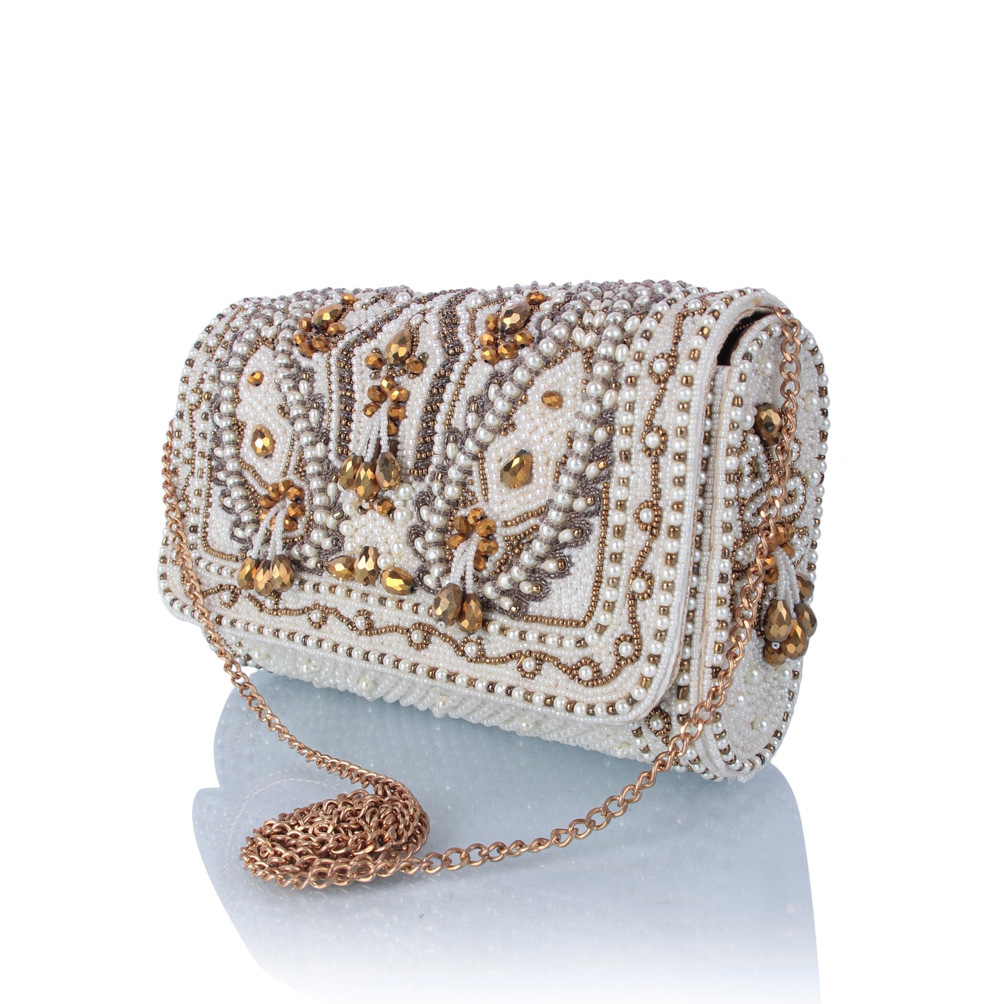 Pearl princess clutch