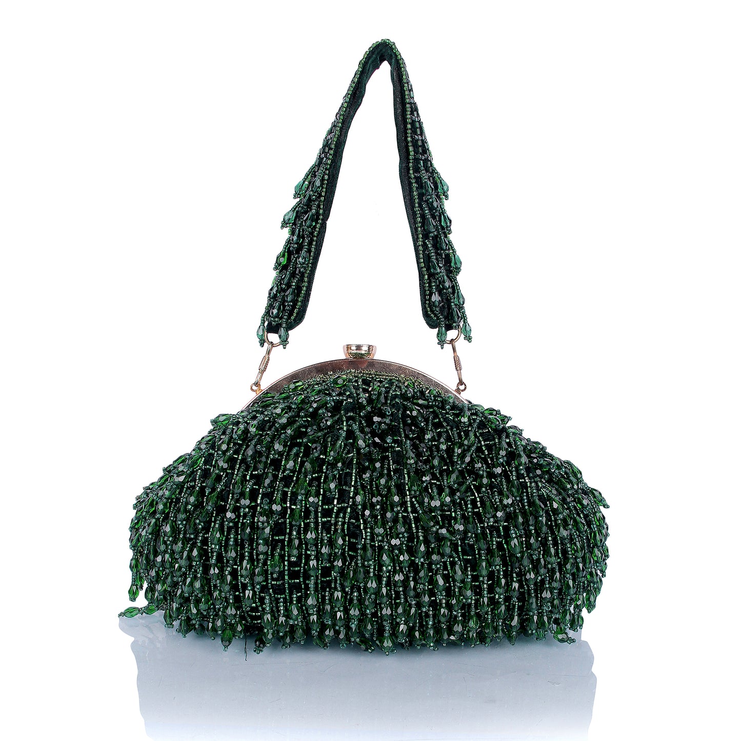 Green Tassle Batua bag