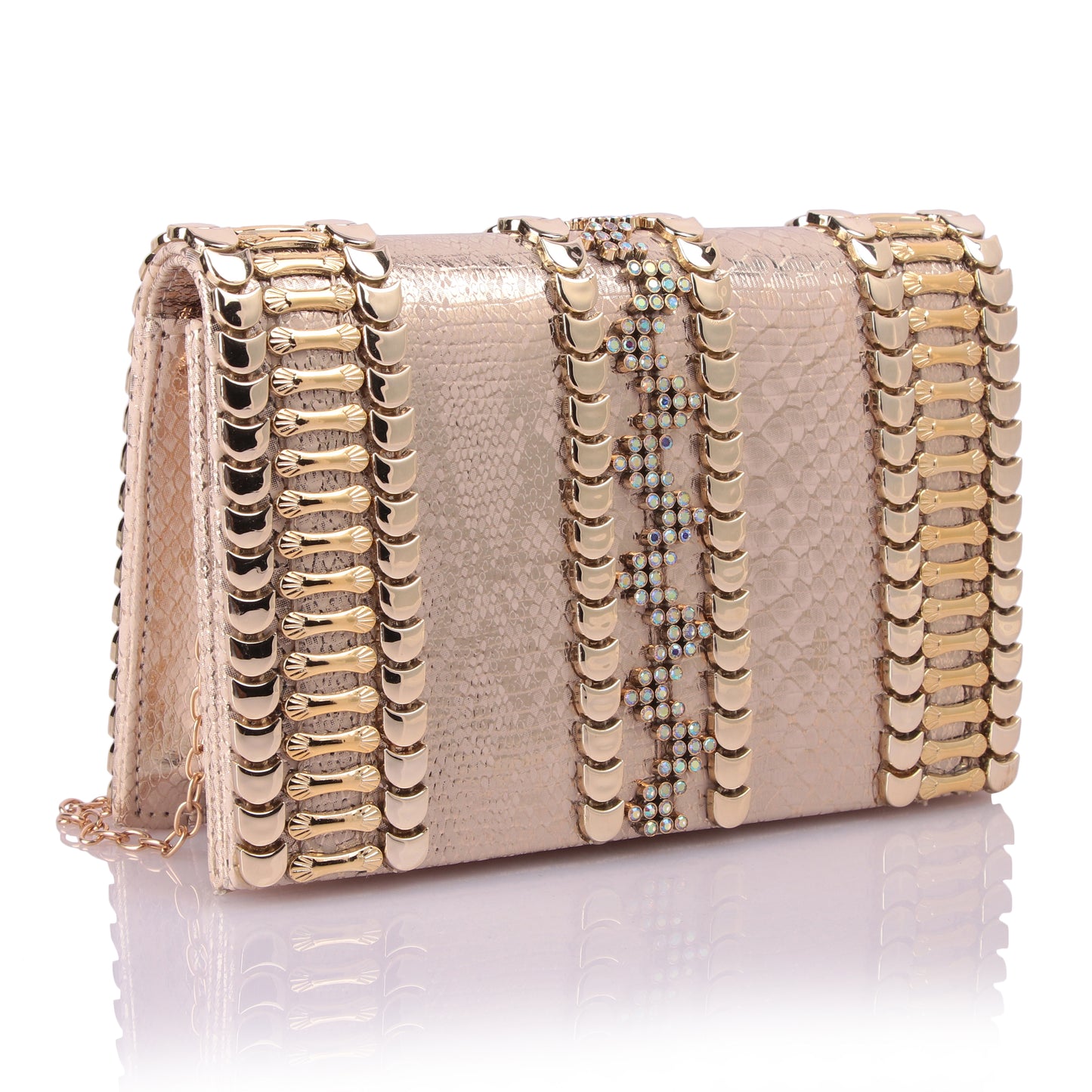 Treeya golden clutch