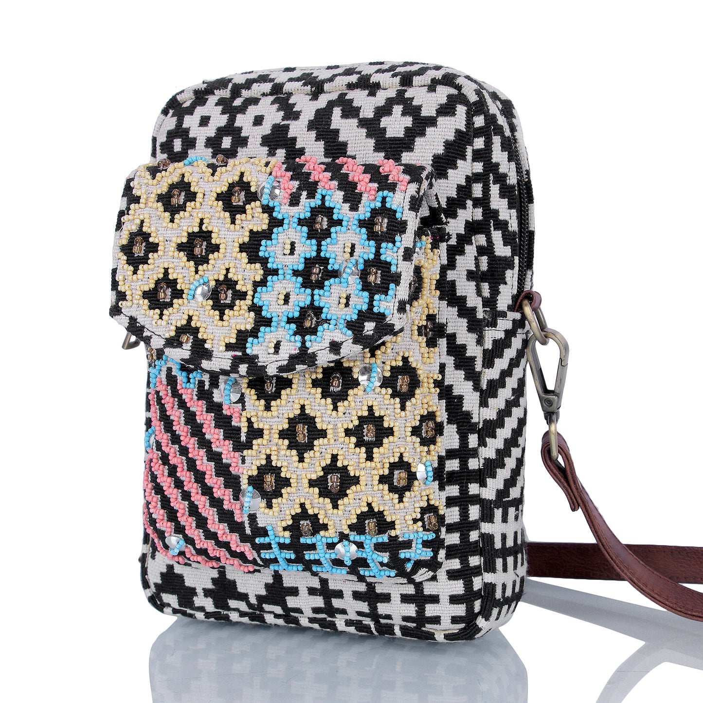 Mobile boho sling pouch