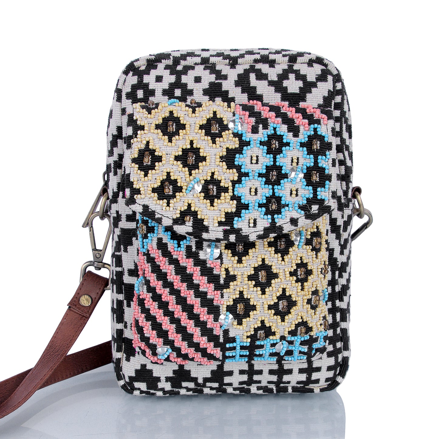 Mobile boho sling pouch