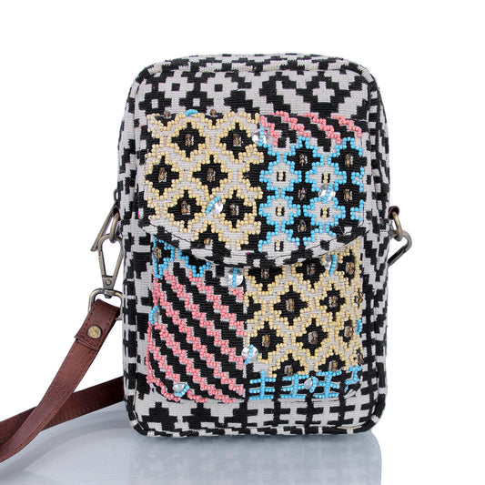 Mobile boho sling pouch