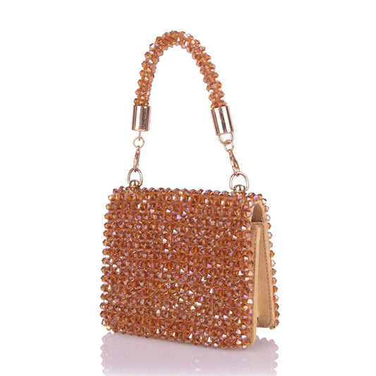 Bazzooka gold mini bag