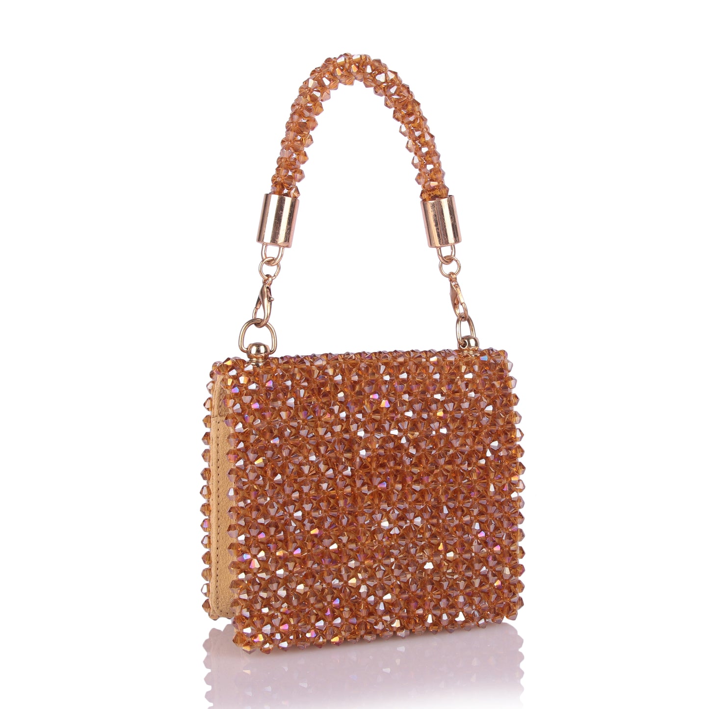 Bazzooka gold mini bag