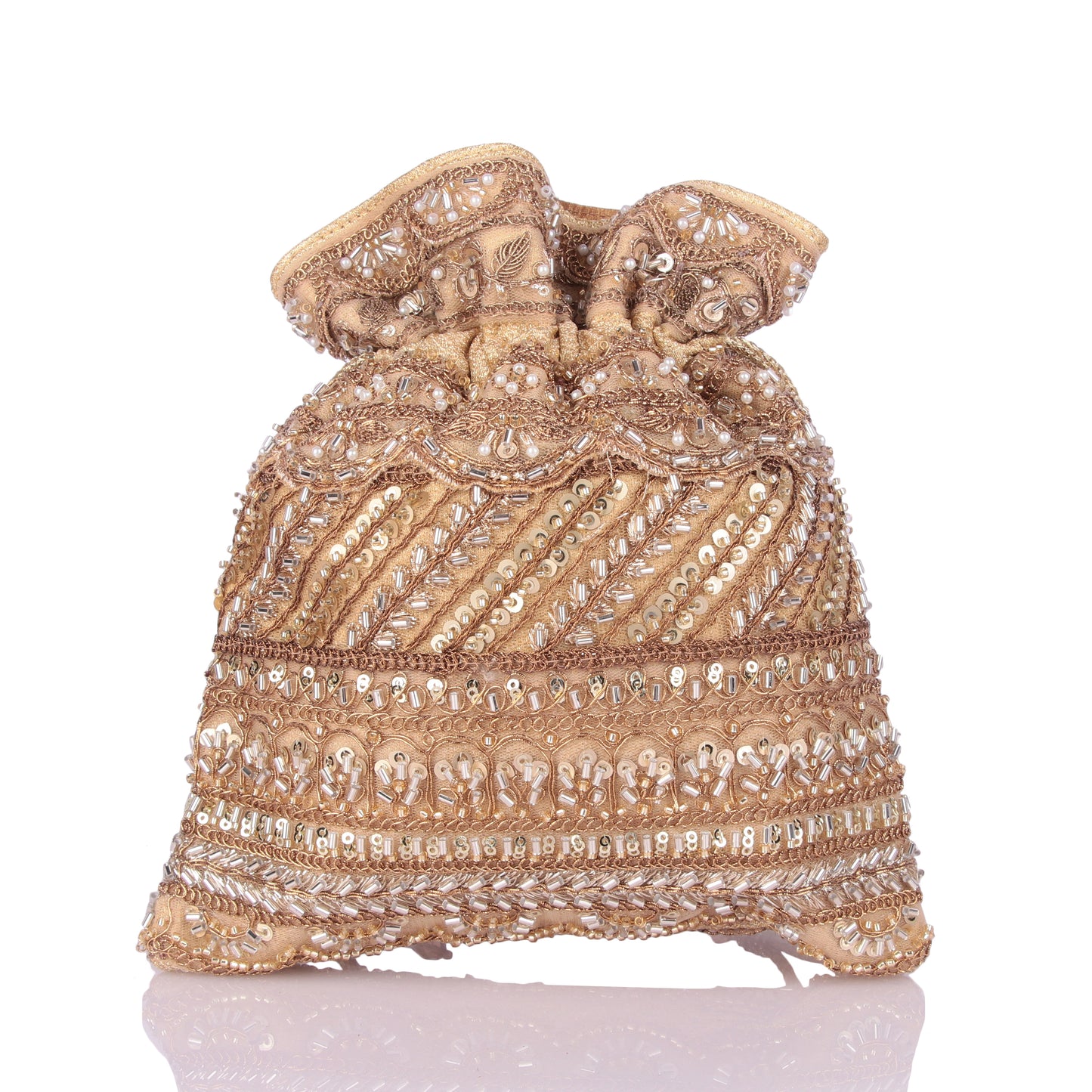 All zardosi potli bag