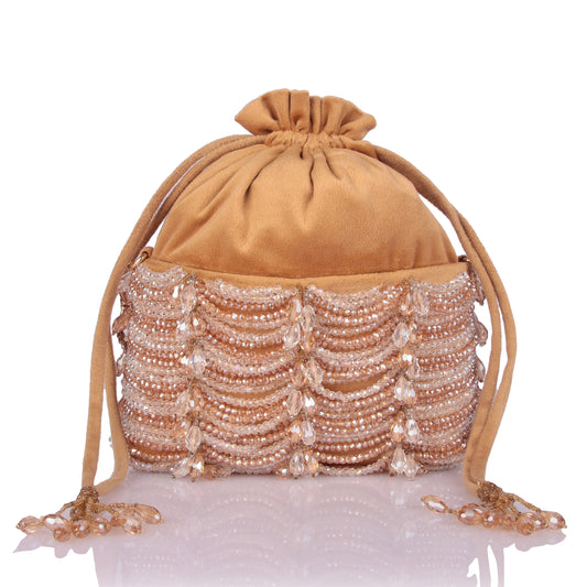 Leesha gold bag