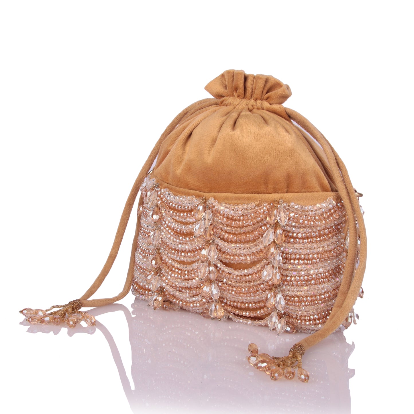 Leesha gold bag